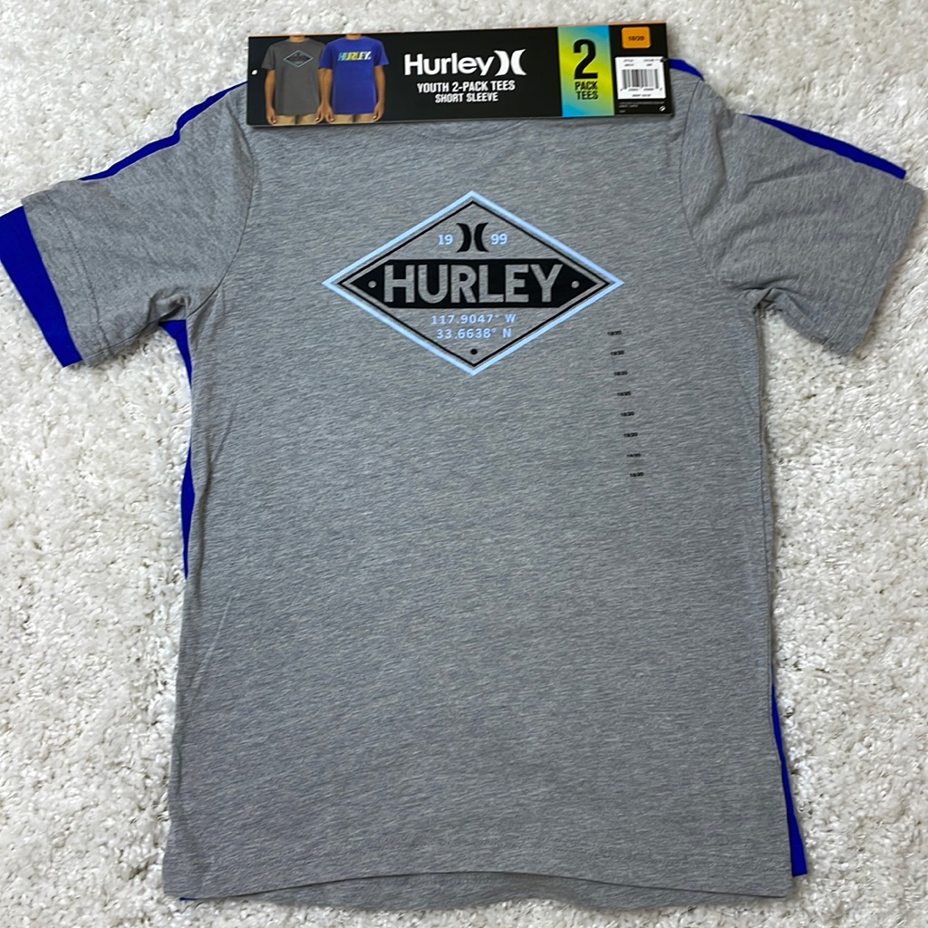 Hurley Youth 2 Pack T-Shirts.